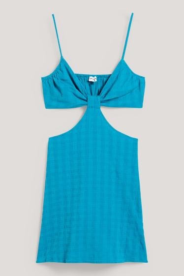 Clockhouse Girls - CLOCKHOUSE - Fit & Flare Kleid - petrol