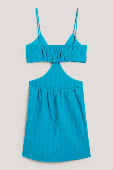 Clockhouse Girls - CLOCKHOUSE - Fit & Flare Kleid - petrol