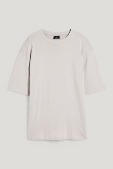 Clockhouse niños - Camiseta oversize - gris-marrón