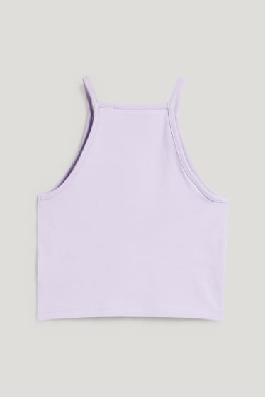 Clockhouse Girls - CLOCKHOUSE - korte top - lichtpaars