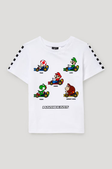 Toddler Boys - Mario Kart - T-shirt - wit