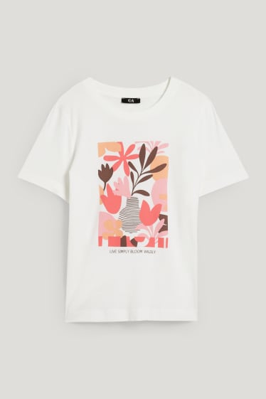 Kobiety - T-shirt - biały