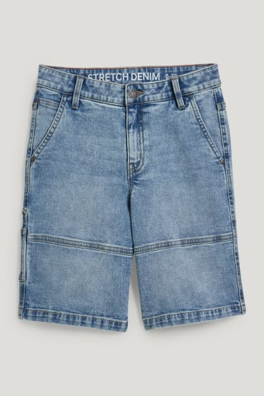 Kids Boys - Jeans-Shorts - jeans-hellblau