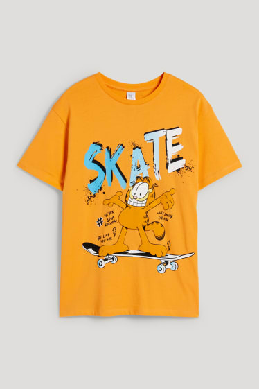 Reverskraag - Garfield - T-shirt - oranje