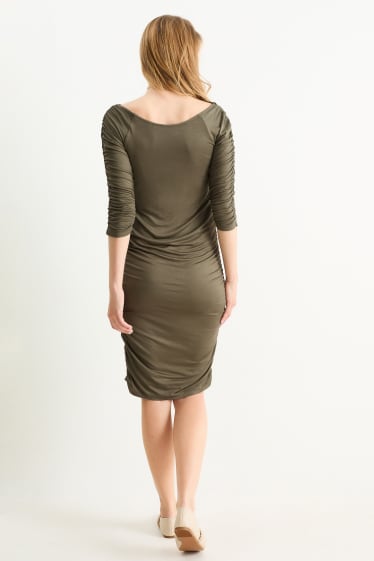 Mujer - Vestido premamá - verde oscuro
