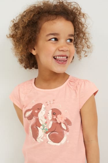 Toddler Girls - Kurzarmshirt - rosa
