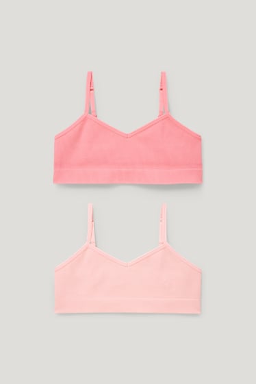 Kids Girls - Multipack of 2 - crop top - pink