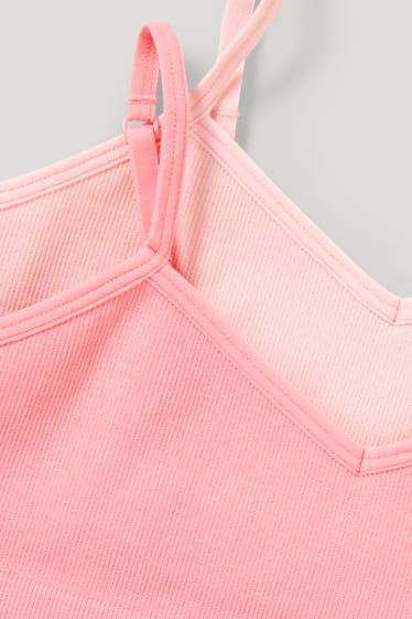 Kids Girls - Multipack of 2 - crop top - pink
