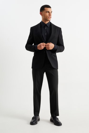 Heren - Broek uit het combi-systeem - regular fit - Flex - LYCRA® - Mix & Match - zwart