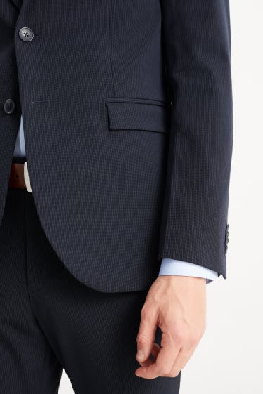 Bărbați - Sacou modular - body fit - Flex - LYCRA® - albastru închis