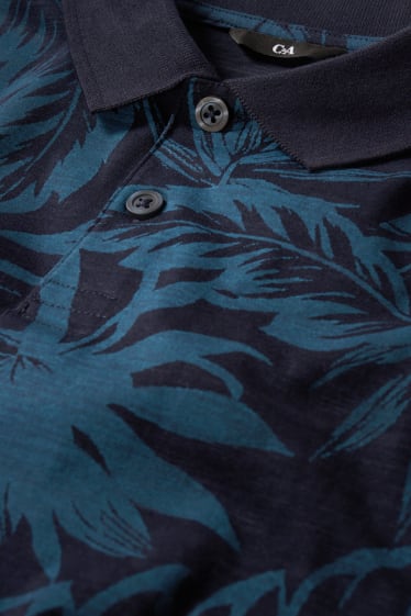 Hommes - Polo - bleu foncé