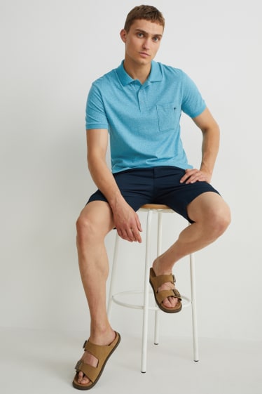 Hommes - Polo - turquoise clair