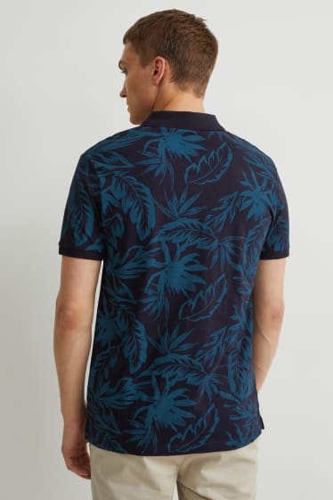 Hommes - Polo - bleu foncé