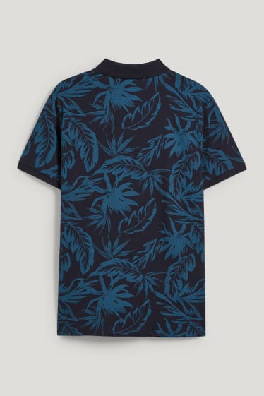 Hommes - Polo - bleu foncé