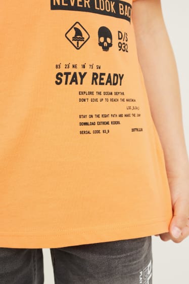Kids Boys - Kurzarmshirt - orange