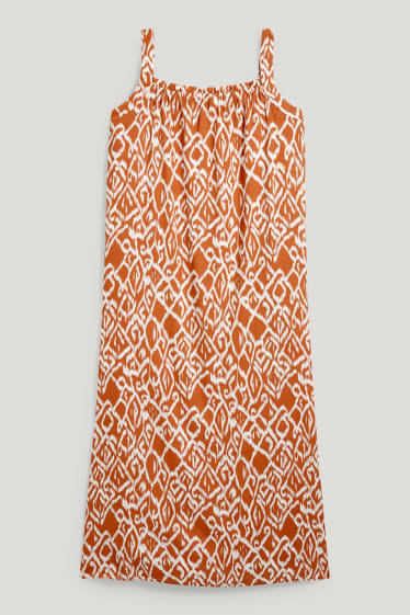 Mujer - Vestido premamá - marrón / blanco roto