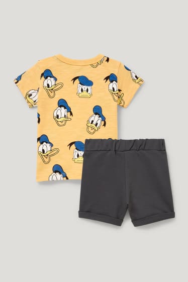 Exclusiv online - Donald Duck - compleu bebeluși - 2 piese - portocaliu deschis