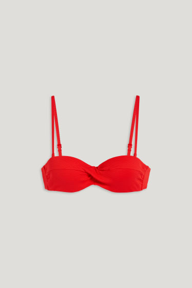 Dona - Top de biquini amb cèrcols - enconxat - LYCRA® XTRA LIFE™ - vermell