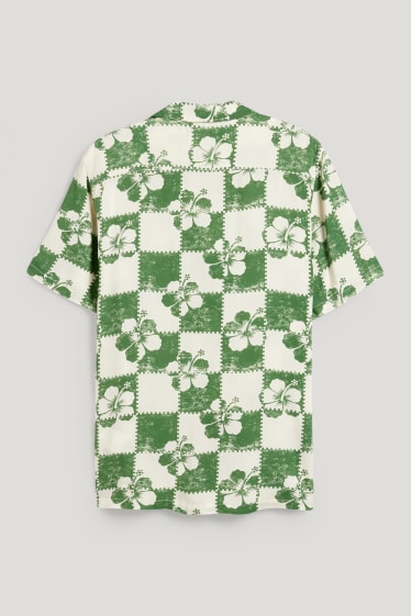 Clockhouse niños - Camisa - regular fit - cuello solapa - blanco / verde