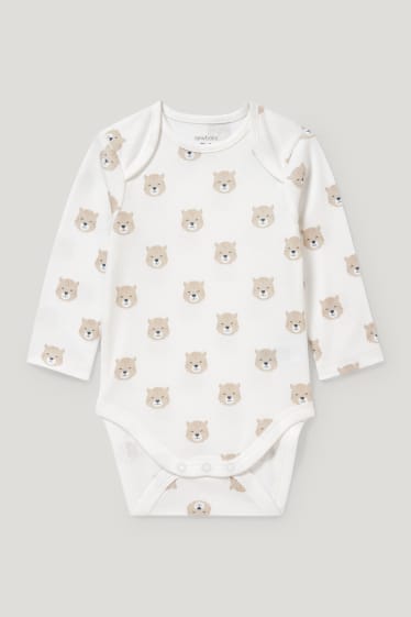 Baby Girls - Strampler-Set - 2 teilig - hellbeige