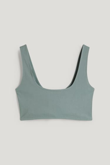 Clockhouse Girls - CLOCKHOUSE - korte top - groen