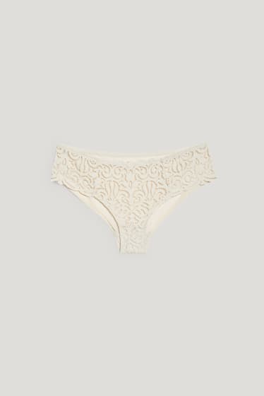 Femmes - Shorty - beige clair
