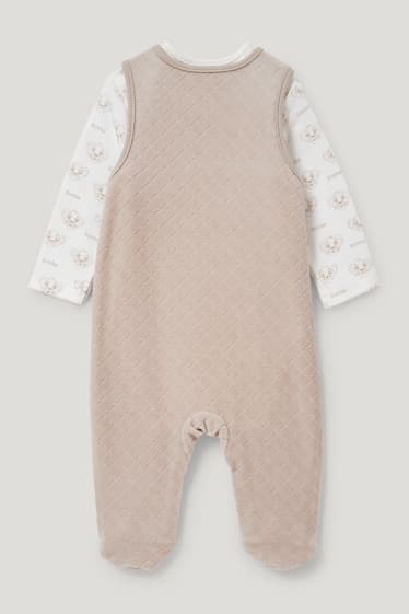 Baby Girls - Der König der Löwen - Strampler-Set - 2 teilig - grau-braun