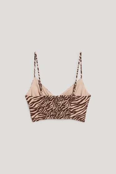 Clockhouse Girls - CLOCKHOUSE - korte top - bruin