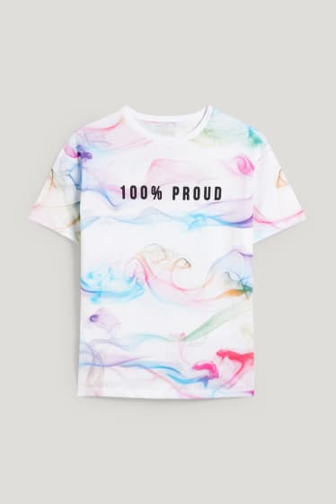 Reverskraag - T-shirt - wit