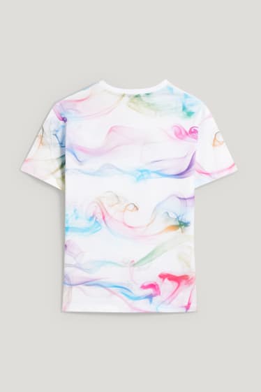 Reverskraag - T-shirt - wit