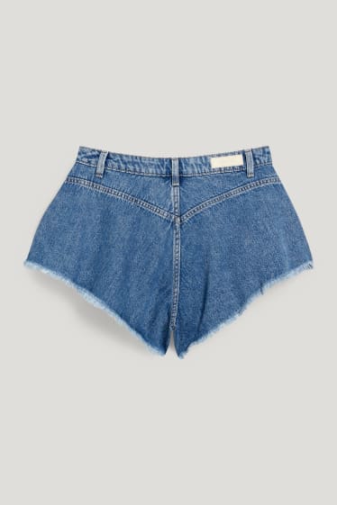Clockhouse Girls - CLOCKHOUSE - Jeans-Shorts - High Waist - jeans-blau