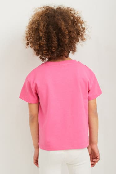 Toddler Girls - Set van 8 - T-shirt - fuchsiarood