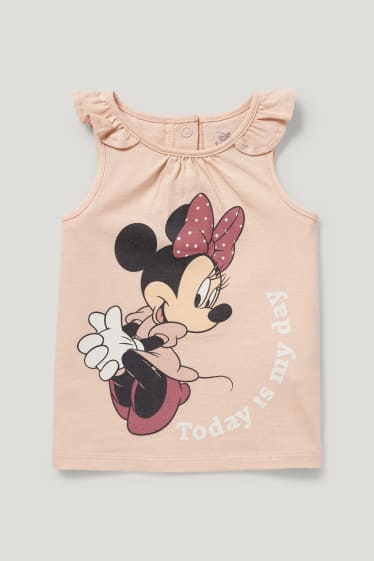 Bebés niñas - Minnie Mouse - conjunto para bebé - 3 piezas - rosa