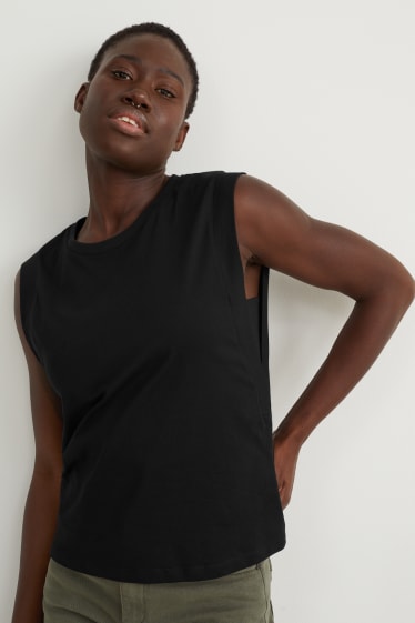 Donna - Top basic - nero