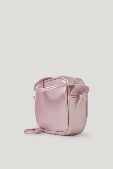 Kids Girls - Bag - faux leather - shiny - rose