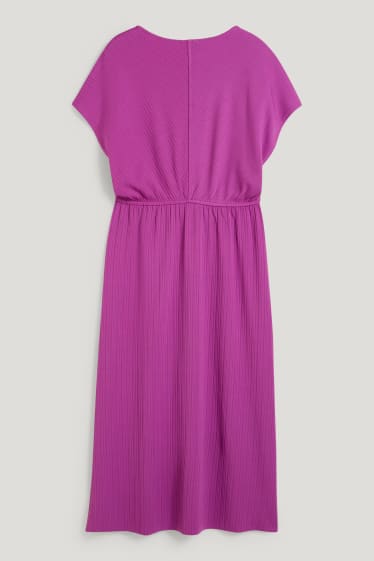Damen - Wickelkleid - lila