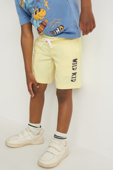 Toddler Boys - Set van 3 - shorts - lichtgeel