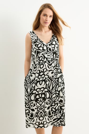 Femmes - Robe d’allaitement - noir / blanc