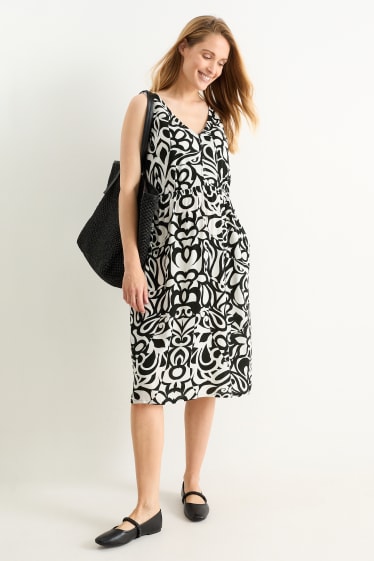 Femmes - Robe d’allaitement - noir / blanc