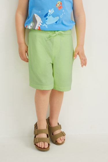 Toddler Boys - Multipack 2er - Dino - Shorts - dunkelblau