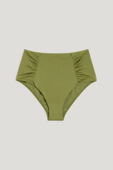 Femei - Chiloți bikini - talie înaltă - LYCRA® XTRA LIFE™ - verde