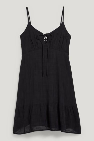 Clockhouse Girls - CLOCKHOUSE - A-Linien Kleid - schwarz