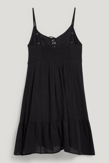 Clockhouse Girls - CLOCKHOUSE - A-Linien Kleid - schwarz
