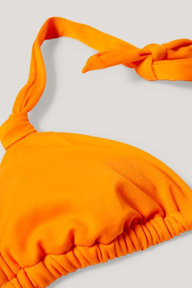 Femei - Top bikini - cupe triunghiulare - vătuit - LYCRA® XTRA LIFE™ - portocaliu