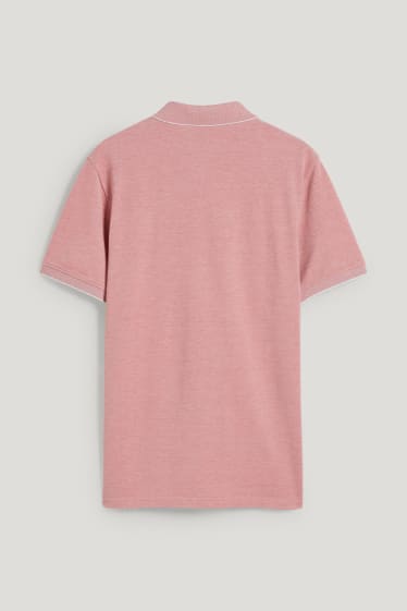 Men - Polo shirt - Pima cotton - rose