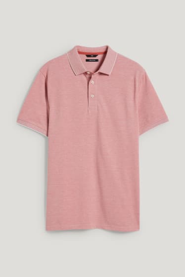 Men - Polo shirt - Pima cotton - rose