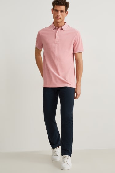 Men - Polo shirt - Pima cotton - rose