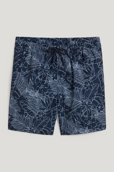 Hommes - Short de bain - bleu foncé