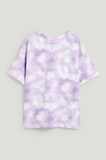 Kids Girls - Hatsune Miku - short sleeve T-shirt - patterned - light violet