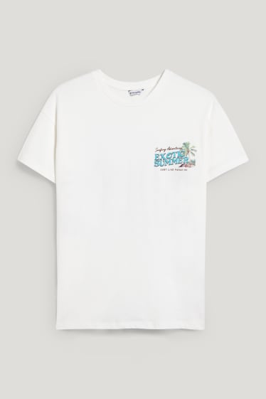 Clockhouse Girls - CLOCKHOUSE - T-shirt - kremowobiały